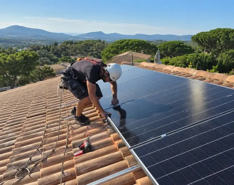 Installateur panneaux solaires Brue-Auriac — pose photovoltaïque sur toiture