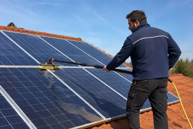 Nettoyage et entretien de panneaux solaires à Brue-Auriac